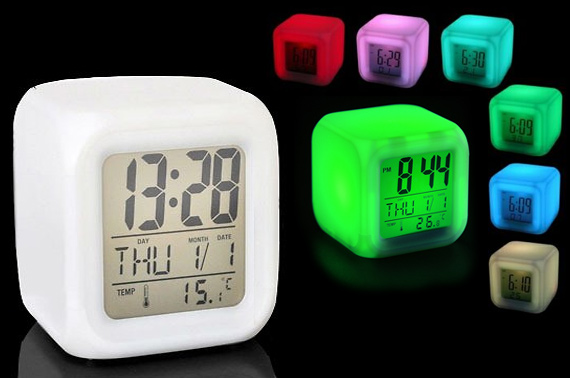 FREE Ozstock Day: Aurora Colour Changing Alarm Clock