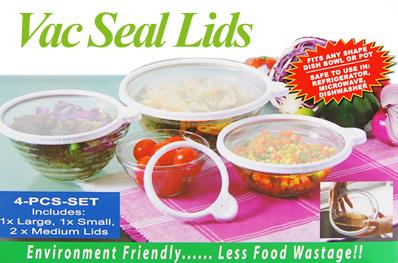 Vac Seal Lids Cap Cling Kitchen Wrap Fresh Food Storage