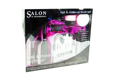 23-Piece Ladies Professional Hair and Make-up Brush Set