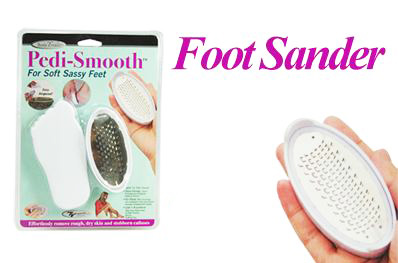 Pedi Smooth Foot Sander--Callous Hard Rough Dry Skin Remover