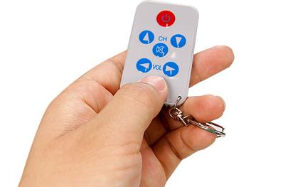 FREE Shipping Today: Super Mini Spy TV Universal Remote Control with Keyring