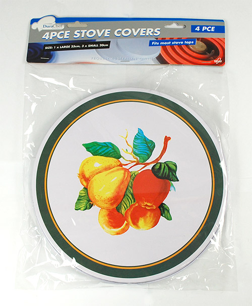 4Piece Round Stove Burner Covers