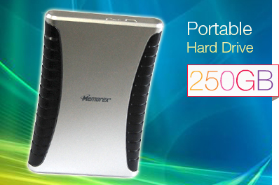 250G Memorex 2.5'' External HDD
