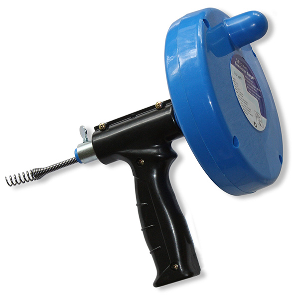 Gun Type Spinning Auger Drain Cleaning Tool