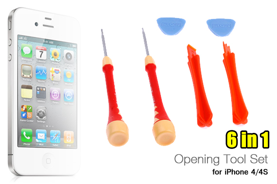 FREE Ozstock Day: 6 in 1 Opening Tool Set for iPhone 4/4S