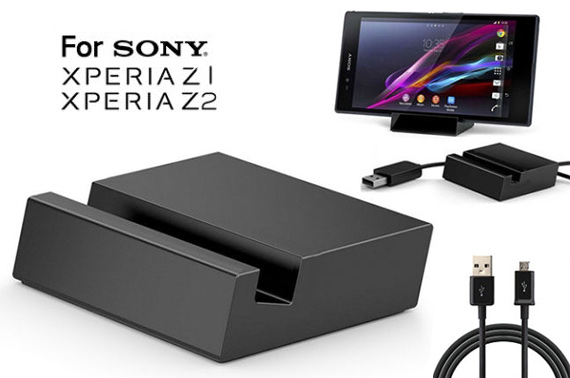 Magnetic Desktop Charging Dock for Sony Xperia Z1 Z2 Z3
