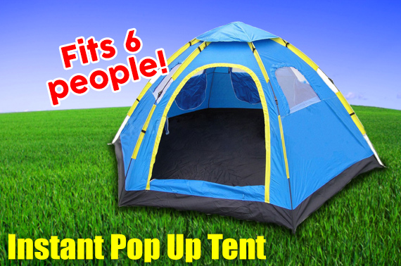 6 Person Instant Tent Pop-Up Camping Tent
