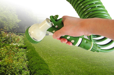 Heavy Duty Garden Spray Gun Set with 15m Recoil Hose