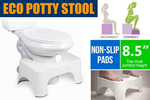Sit and Squat Bathroom Potty 8.5