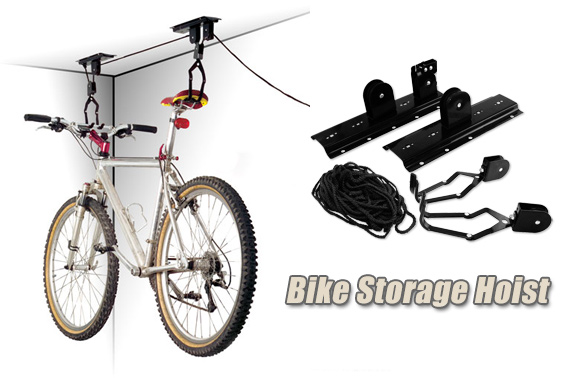 Bike Pulley Hoist Racks Storage System