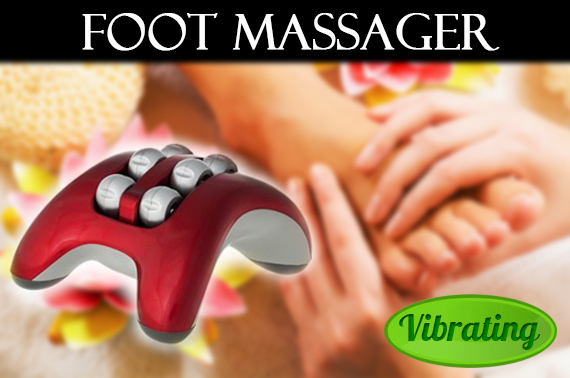 Mini Vibrating Foot Massager, USB/Battery Powered
