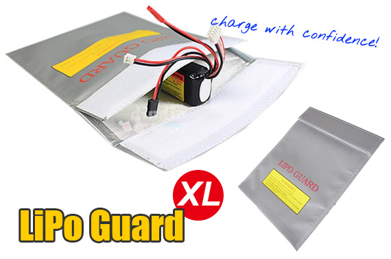 FREE Ozstock Day: Fireproof Li-Po Guard (Extra Large) - Safety Battery Bag for Charging and Storage