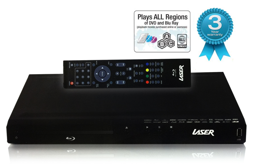 LASER BluRay Player 1080p, DTS/Dolby HD
