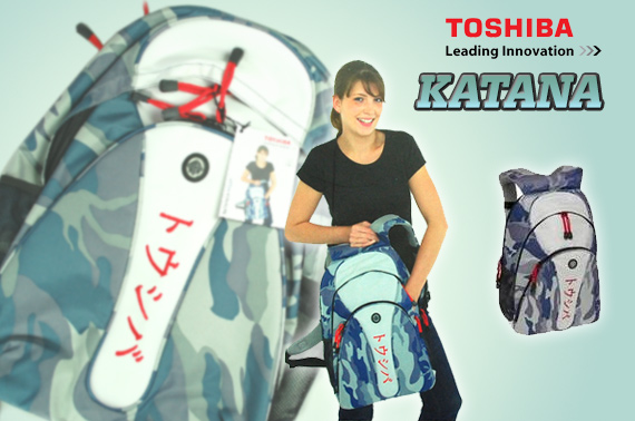 Toshiba Backpack Katana Logo - Polar