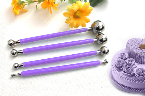 Pack of 4 Cake Flower Modelling Tools