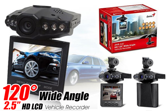 Genius HD 120 Degree Wide Angle Vehicle Recorder