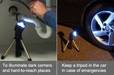FREE Ozstock Day: Multi Purpose 6-LED Tripod Flashlight