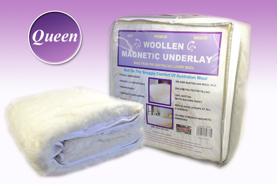 Queen Size Woollen Magnetic Underlay
