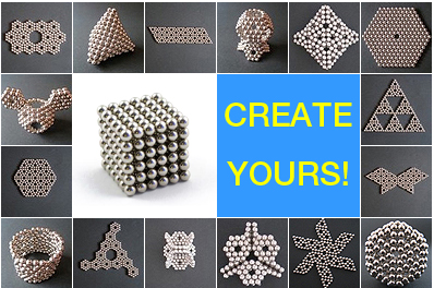 Set of 216 Rare Earth Magnetic Balls