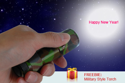 Free Ozstock Day: Military Style Hi-Power Weather Proof 9-LED Torch with Batteries