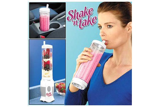 Shake 'n Take Mini Blender / Smoothie Maker - Just Blend and Go!