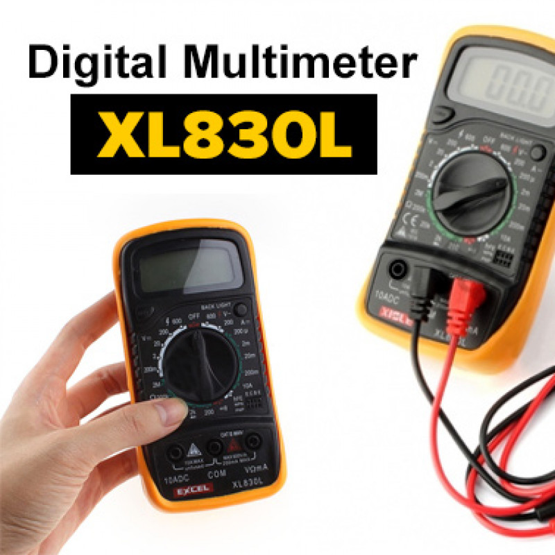 Palm-Size LCD Digital Multimeter XL830L