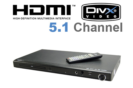 Refurbished VUE 5.1 Channel DVD Player with HDMI/USB