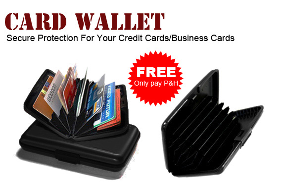 FREE Ozstock Day: Card Wallet - Safeguard Your Credit Cards by Blocking RFID Scanning!