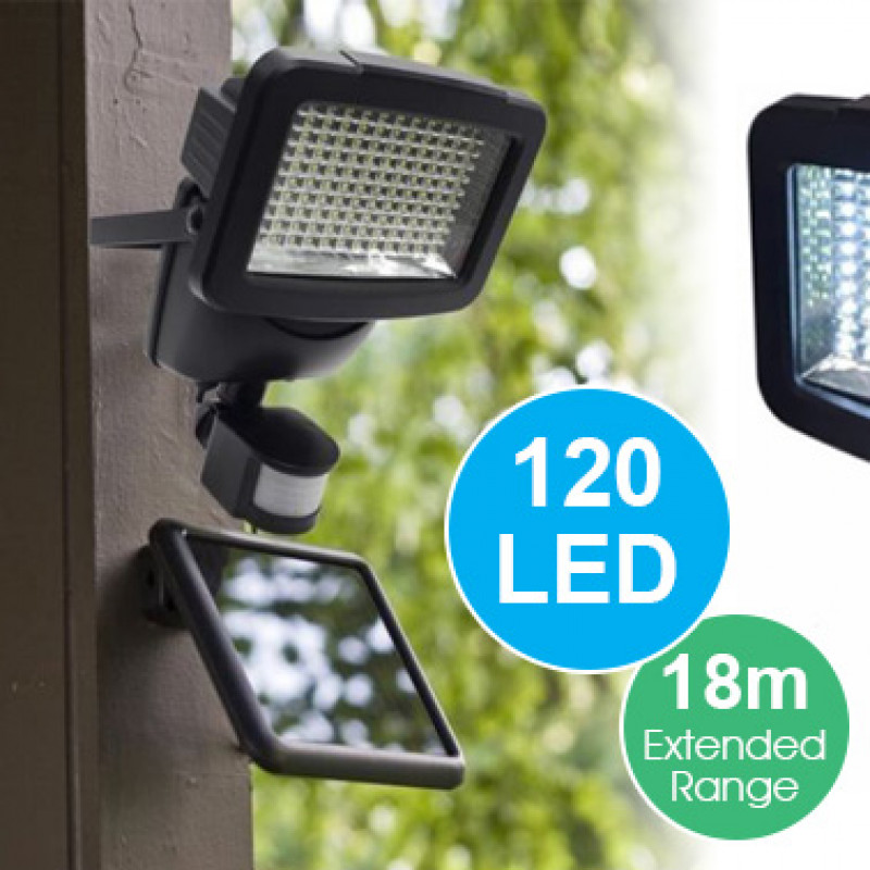 120 LED Solar Powered Motion Sensor Flood Light
