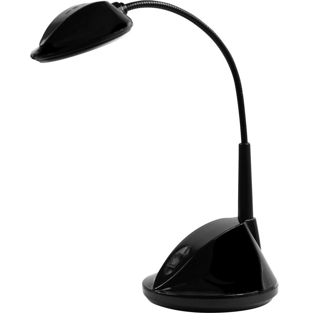 Dual Power USB 36 LED Super Bright Flex-Neck Desk Lamp