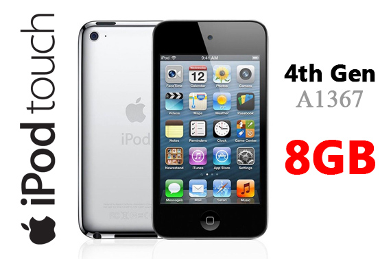 Refurbished Apple iPod Touch 4th Gen 8GB A1367 Black