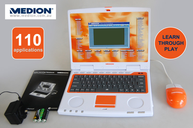 Refurbished MEDION Early Learning Notebook - Orange
