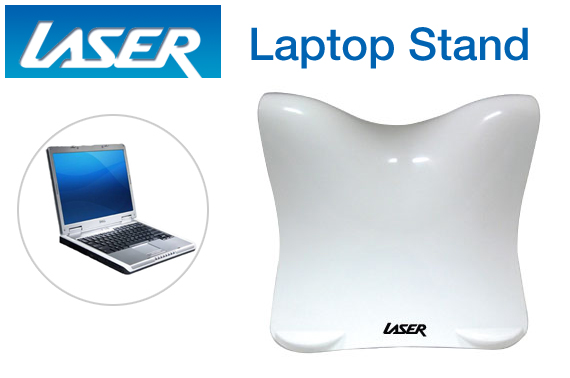 Curved Plastic Notebook Stand