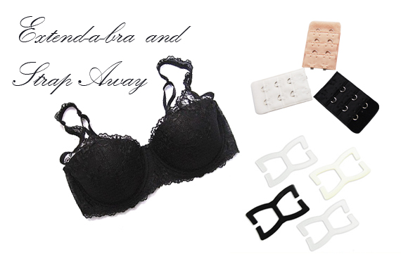 FREE Ozstock Day: 4PCs STRAP AWAY Bra Strap Clips and 3PCs EXTEND-A-BRA Bra Extenders