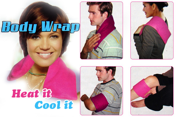 FREE Ozstock Day: Relax Body Wrap - The Hot and Cold Pack to Keep You Warm or Cool (Pink)