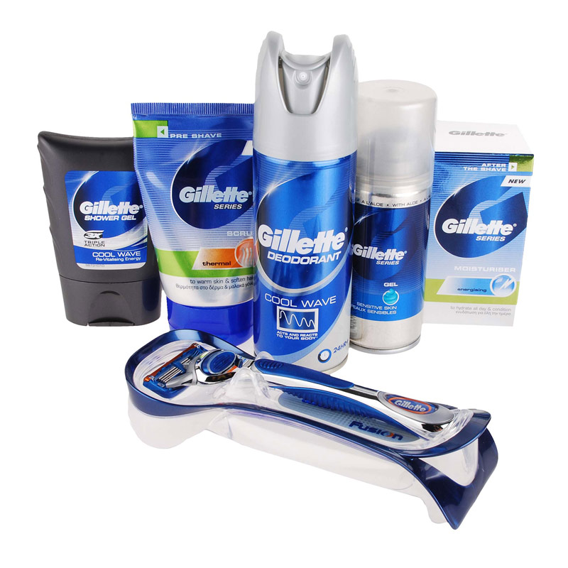 6 Pieces Gillette Premium Grooming Gift Set