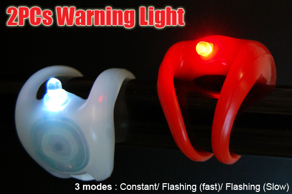 FREE Ozstock Day: 2 Safety Warning Lights (Red + White)
