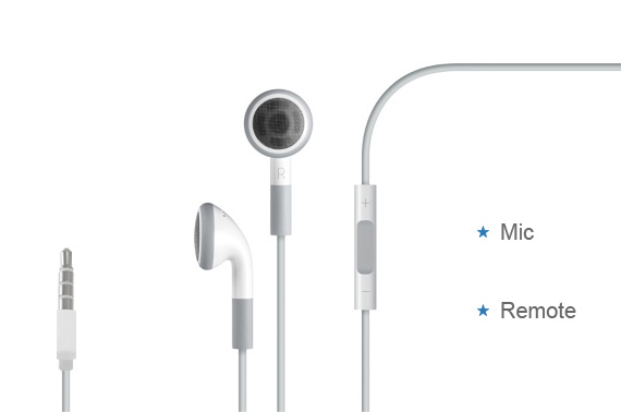 Earphones with In-line Controls and Mic for iPhones