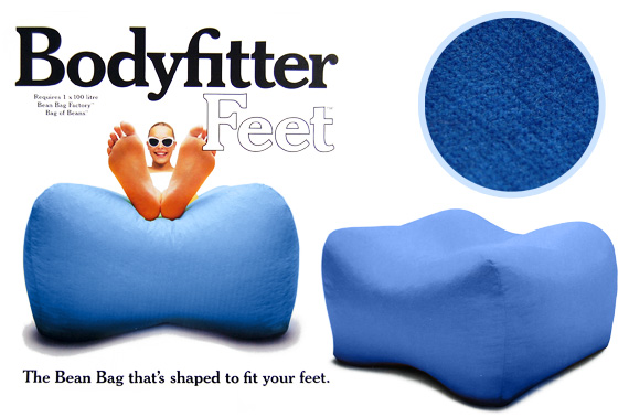BODYFITTER FEET Foot Stool Bean Bag - 100L