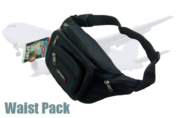Quality Bum Bag with 8 Zipped Compartments