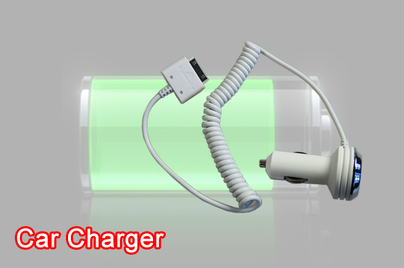 FREE  iPhone iPod Car Charger Cable 10-30V Input 5V 1000mA Output, 1-Day Deal for FREE @ Ozstock.com.au