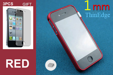 FREE Ozstock Day: CAZE ThinEdge iPhone 4 Bumper Case - Burgundy