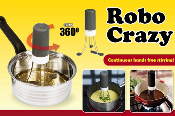 Robo Crazy - The Hands-free Automatic Sauce Stirrer
