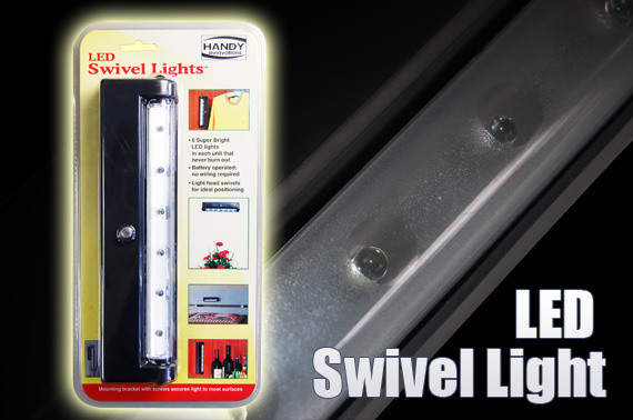 FREE Shipping: Swivel LED Light with 6 Super Bright LEDs