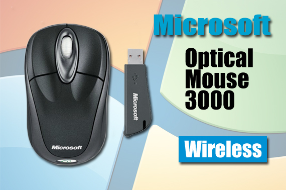 Microsoft Optical Wireless Notebook Mouse 3000