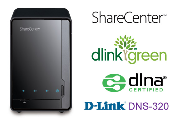 D-Link DNS-320 ShareCenter Pulse 2-Bay Network Storage