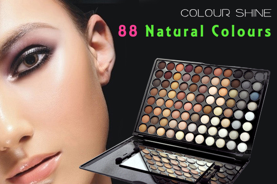 Beauty Eyeshadow Palette With Built-in Mirror