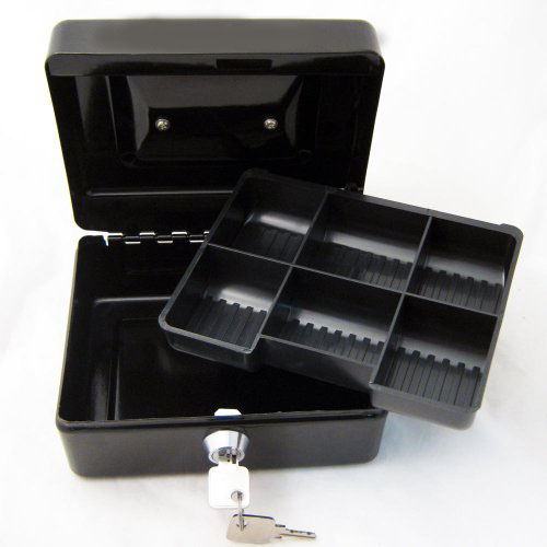 lockable cash box deposit slot petty cash money box