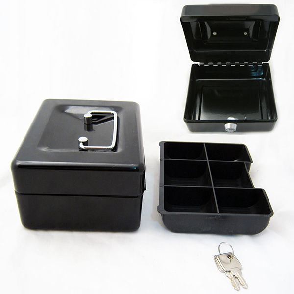 Lockable cash box deposit slot Petty cash money box