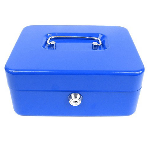 Lockable cash box deposit slot Petty cash money box